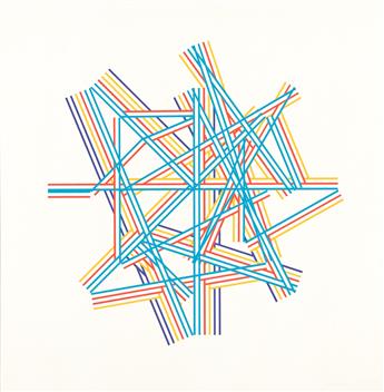 KENNETH MARTIN Three color screenprints from Chance and Order.